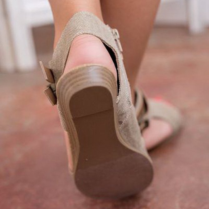 Summer Adjustable Buckle Shoes